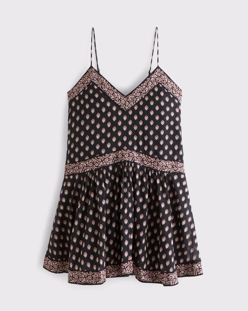 Women's V-Neck Flowy Mini Skort | Women's Dresses & Jumpsuits | Abercrombie.com | Abercrombie & Fitch (US)