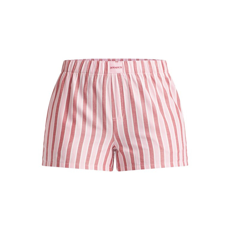 Joyspun Women's and Women’s Plus Woven Pajama Boxer Shorts, Sizes XS to 3X | Walmart (US)