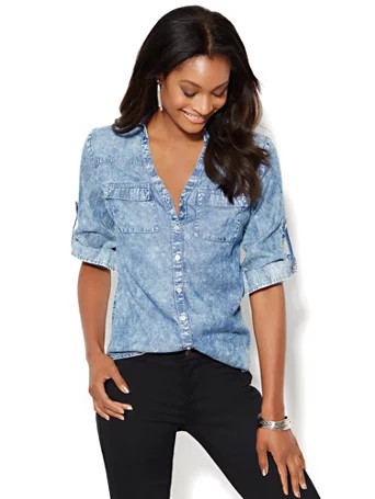 54.95 SOHO SHIRT TEN ACID | New York & Company