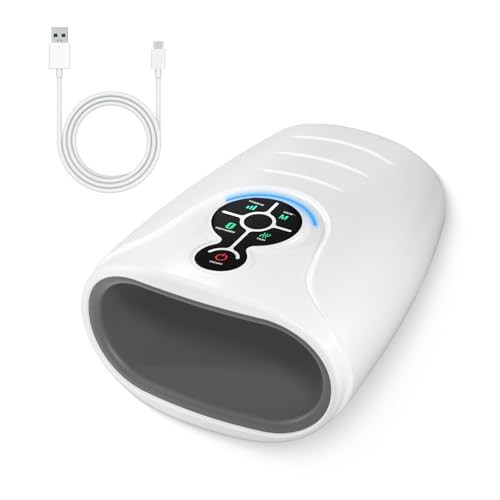 AERLANG Hand Massager Hand Massage Machine with Heat and Compression Cordless Electric Hand Massager for Arthritis and Carpal Tunnel, Birthday Gifts for Women Men mom Husband Gifts Gray-White | Amazon (US)