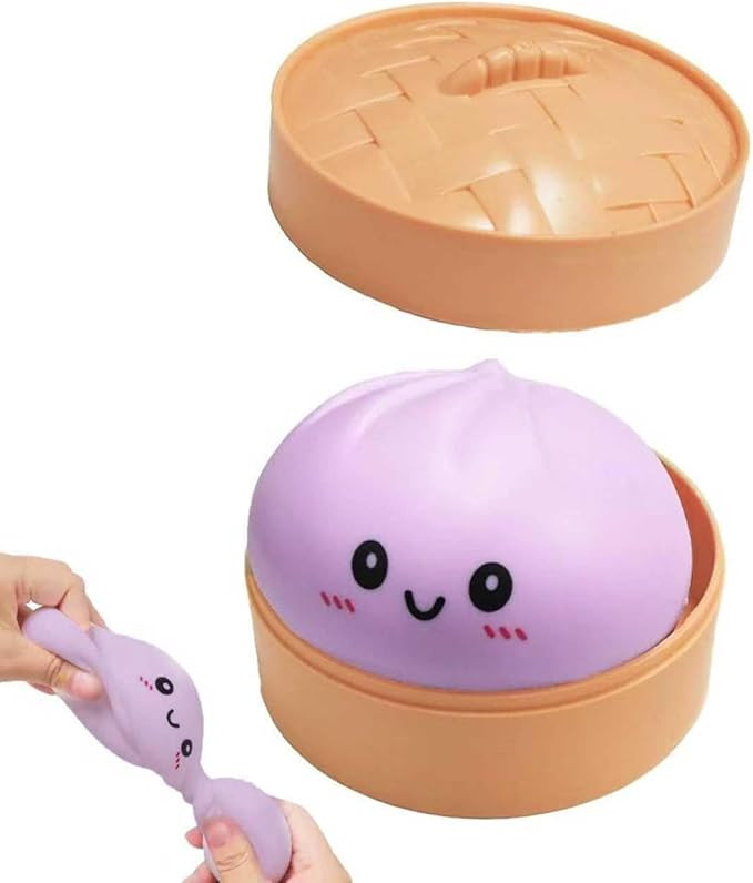 New PinkDumpling Squishies & Dumpling Squishy Mystery Box .Squishy Dumplings，Helpful for Reliev... | Amazon (US)