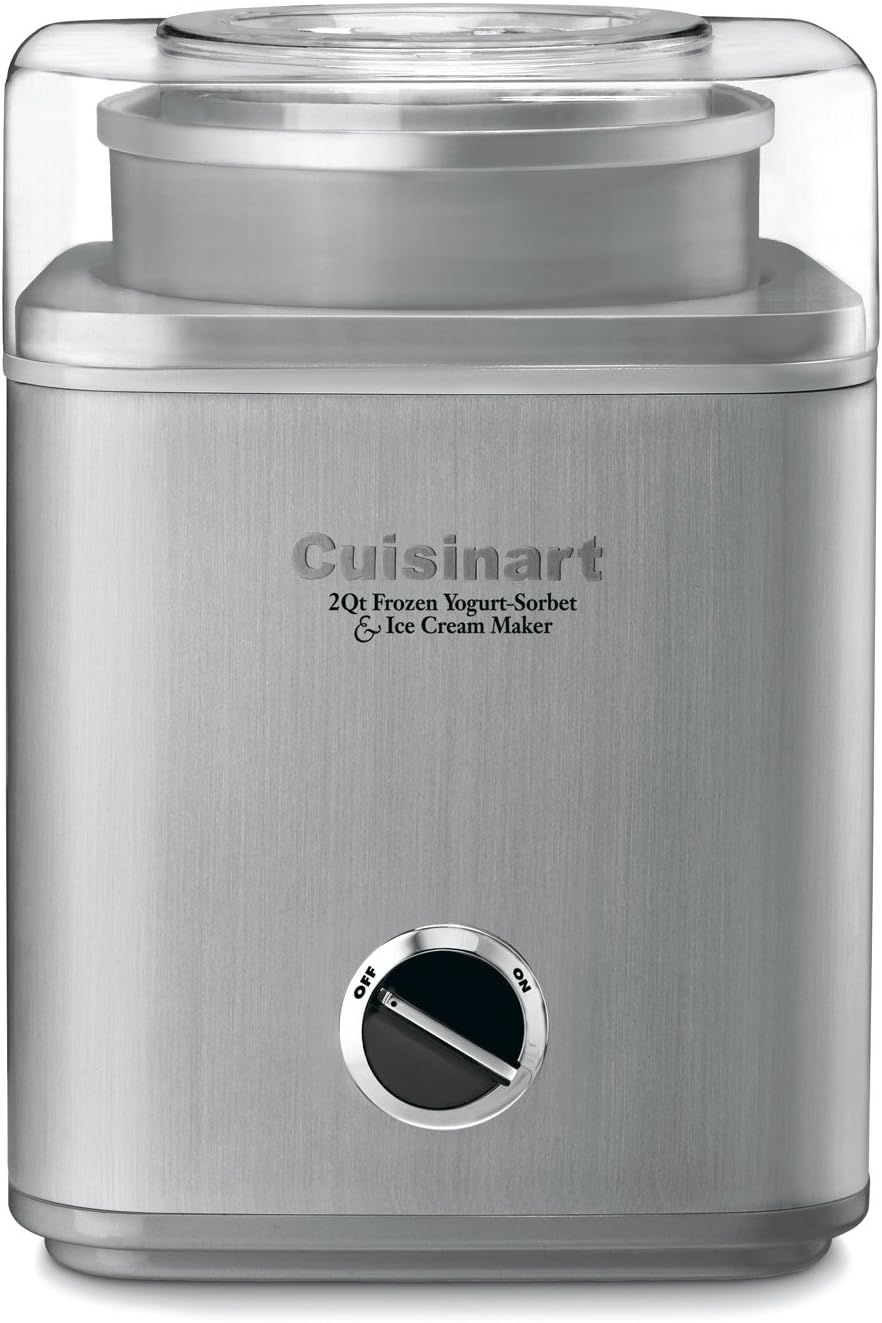 Cuisinart ICE-30BC Pure Indulgence 2-Quart Automatic Frozen Yogurt, Sorbet, and Ice Cream Maker -... | Amazon (US)