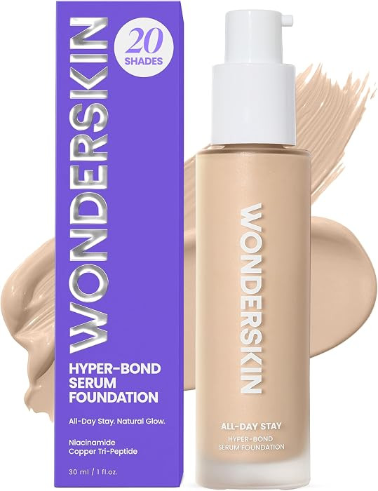 Wonderskin Serum Foundation - Hyper Bond All-Day Stay Waterproof Makeup | Amazon (US)