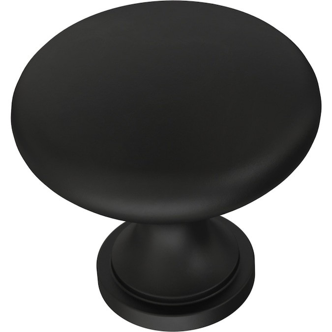Brainerd 1.185-in Matte Black Round Cabinet Knob (10-Pack) Lowes.com | Lowe's