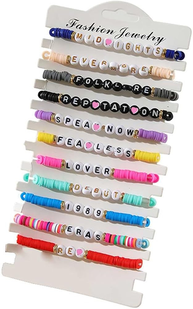 Friendship Bracelets for Women - Colorful Beaded Inspire Bracelets Set - singer Bracelets Set Boh... | Amazon (US)