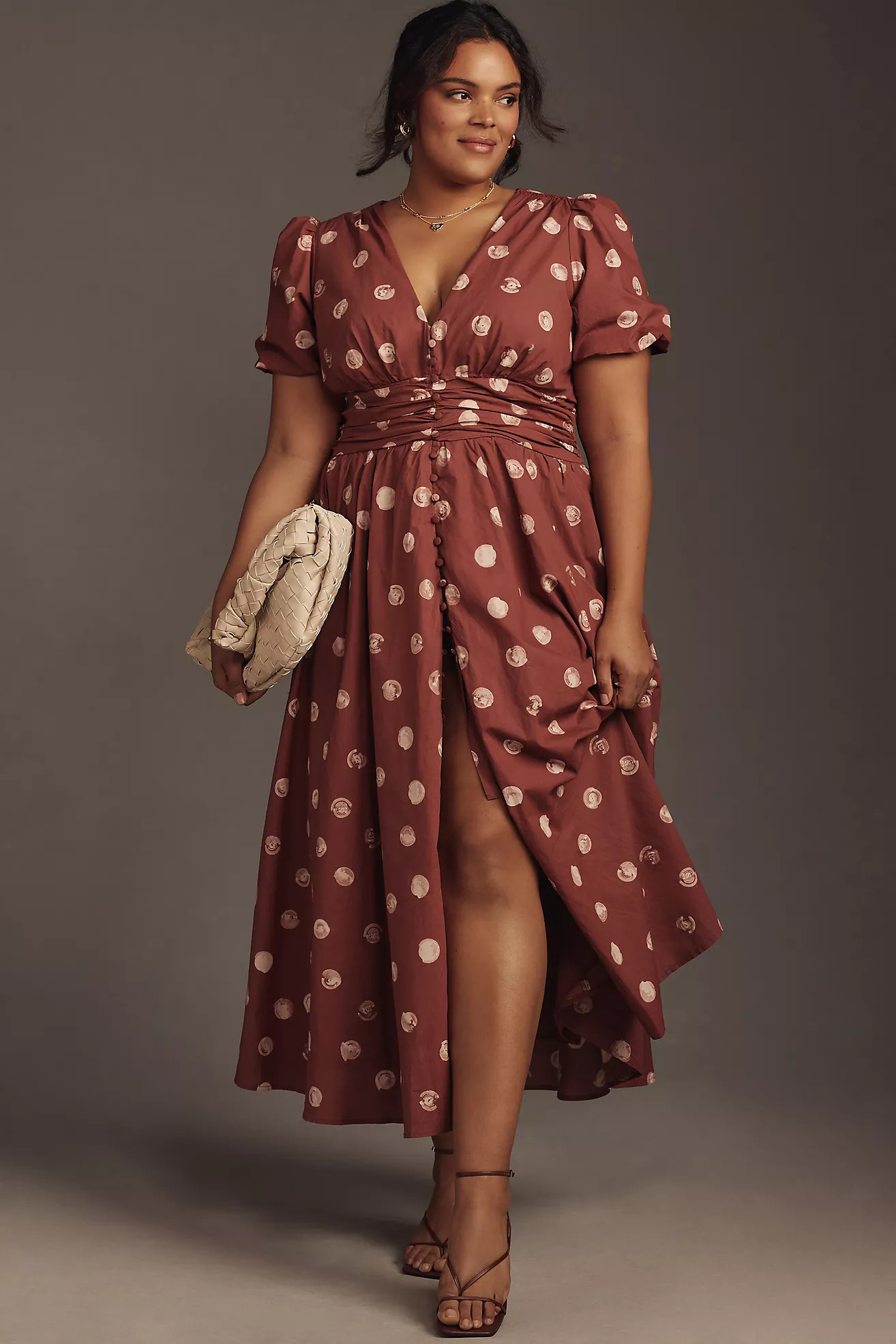 The Katerina Button-Front Dress | Anthropologie (US)