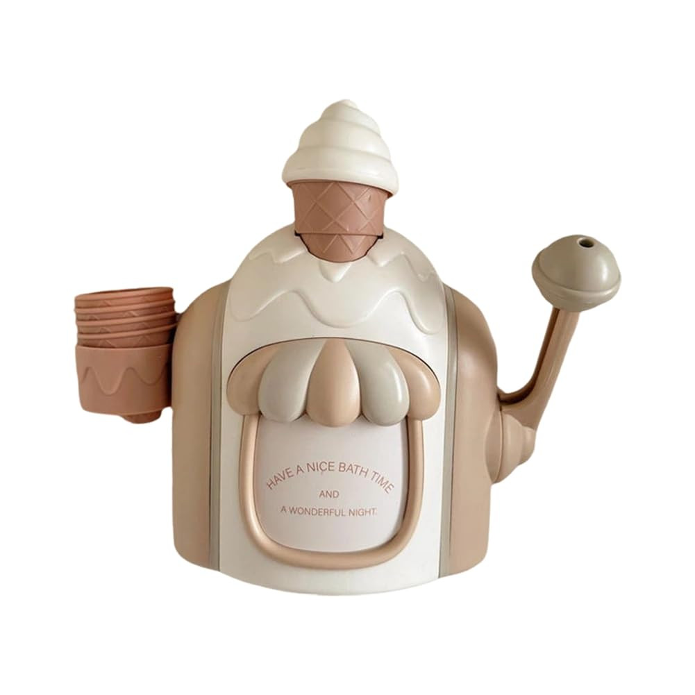 Ice Cream Foam Machine Car Bath Toys Powerful Suction Delicate Supplies Toddler Ice Cream Maker B... | Amazon (UK)