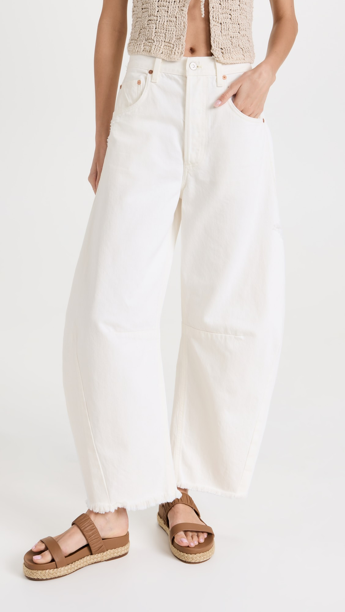 Horseshoe Wide-Leg Jeans | Shopbop