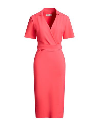 Chiara Boni La Petite Robe Woman Midi dress Coral Size 6 Polyamide, Elastane | YOOX (US)
