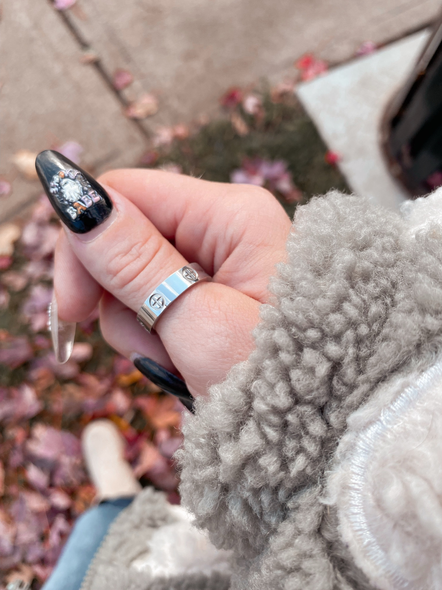 Cozy vibes and cute details 🍂✨ 

This cute ring from Amazon Canada is the perfect thumb ring.

#FallFeels #BabeVibes #RingGame 

#LTKStyleTip #LTKGiftGuide #LTKHoliday