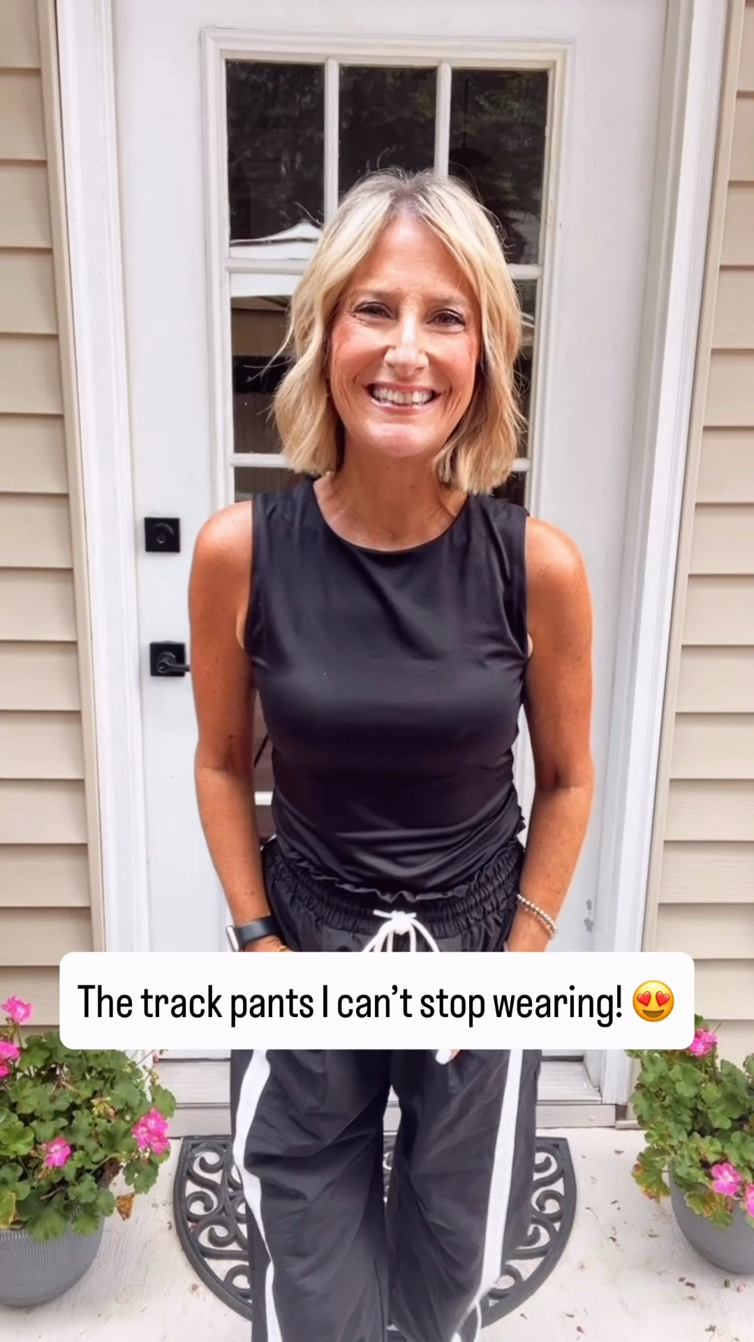 track pants, relaxed fit, comfy, casual, cute hem, easy to style, everyday wear, versatile, multiple colors, casual chic, wardrobe favorite

#LTKootd #LTKPetite #LTKOver40