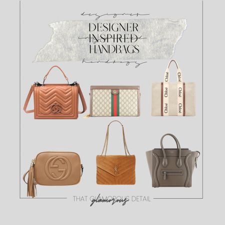 Designer Inspired Handbags. 

Dh Gate Finds. 

#YSL #gucci #chloe #designerinspired #blackhandbags #purses #dhgate

#LTKsalealert #LTKitbag #LTKstyletip