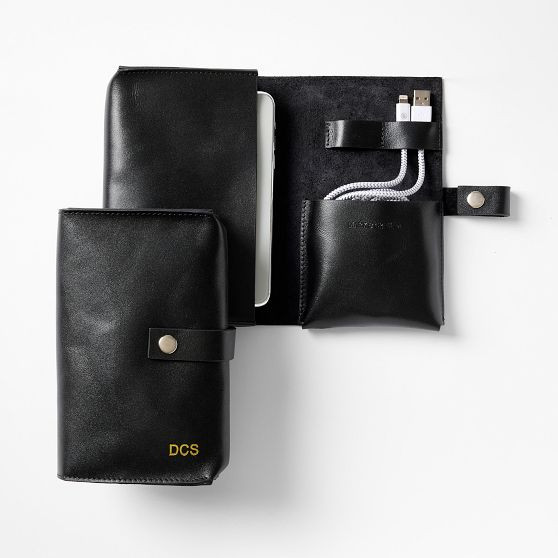 Graham Leather Travel Tech Organizer | Mark and Graham