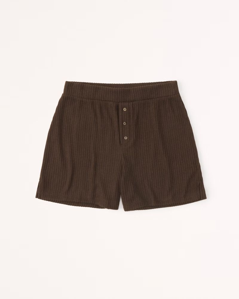 Cozy Rib Lounge Shorts | Abercrombie & Fitch (US)