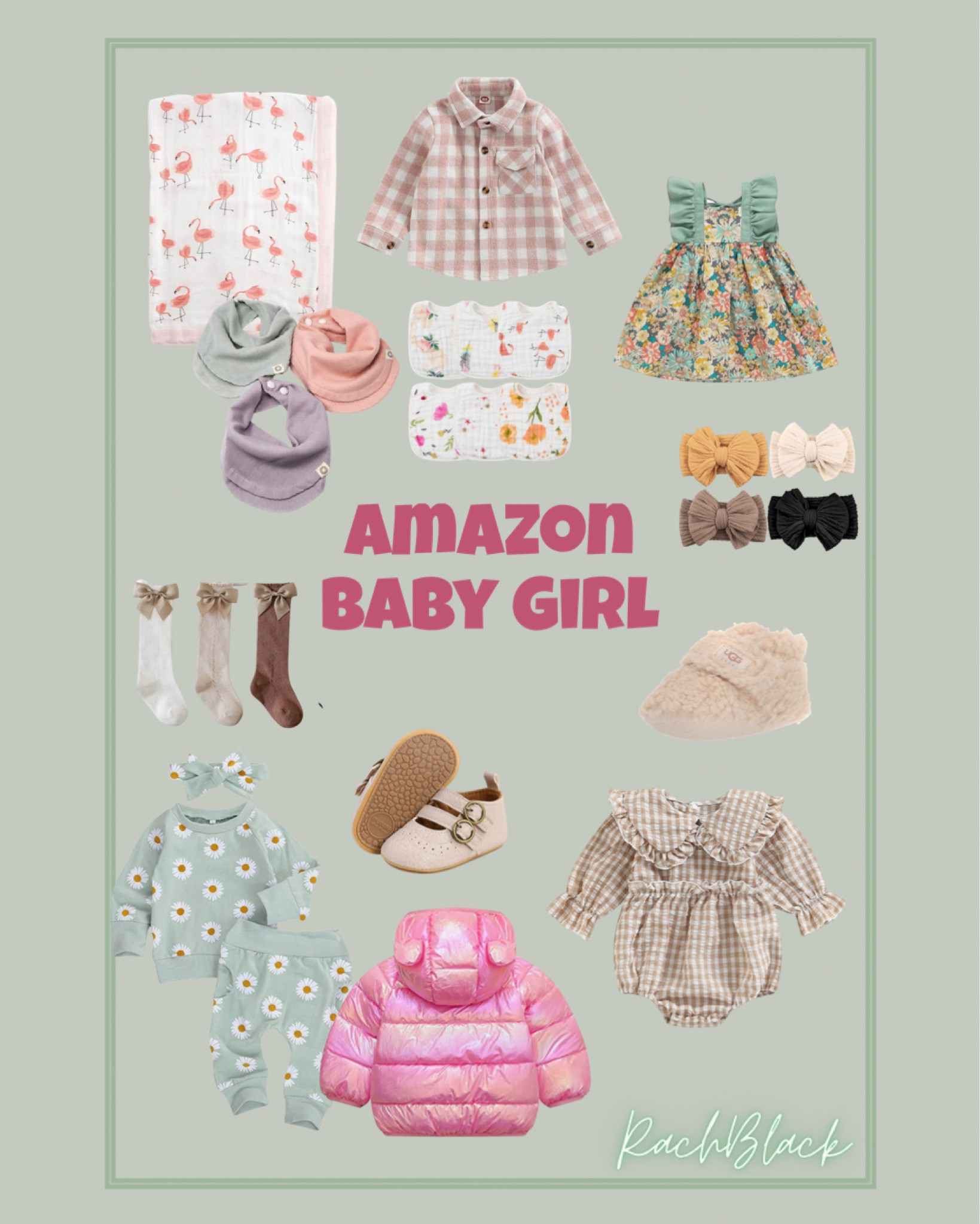 Amazon pics for the girls! 

Baby girl, girl clothes, baby clothes, baby registry, baby shower, affordable gifts