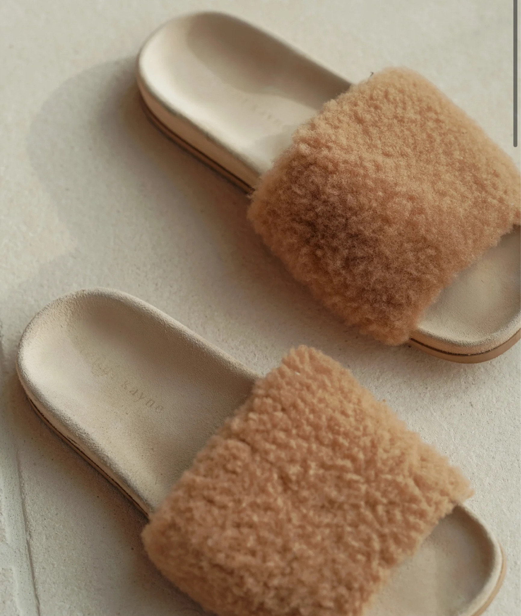 Jenni Kayne Shearling Slide Sandal curated on LTK