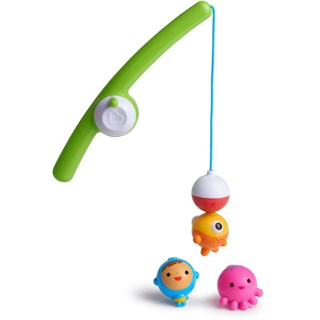 Munchkin ® Fishin'™ Magnetic Baby and Toddler Bath Toy,  4 pc Set, 24 Months and up | Walmart (US)