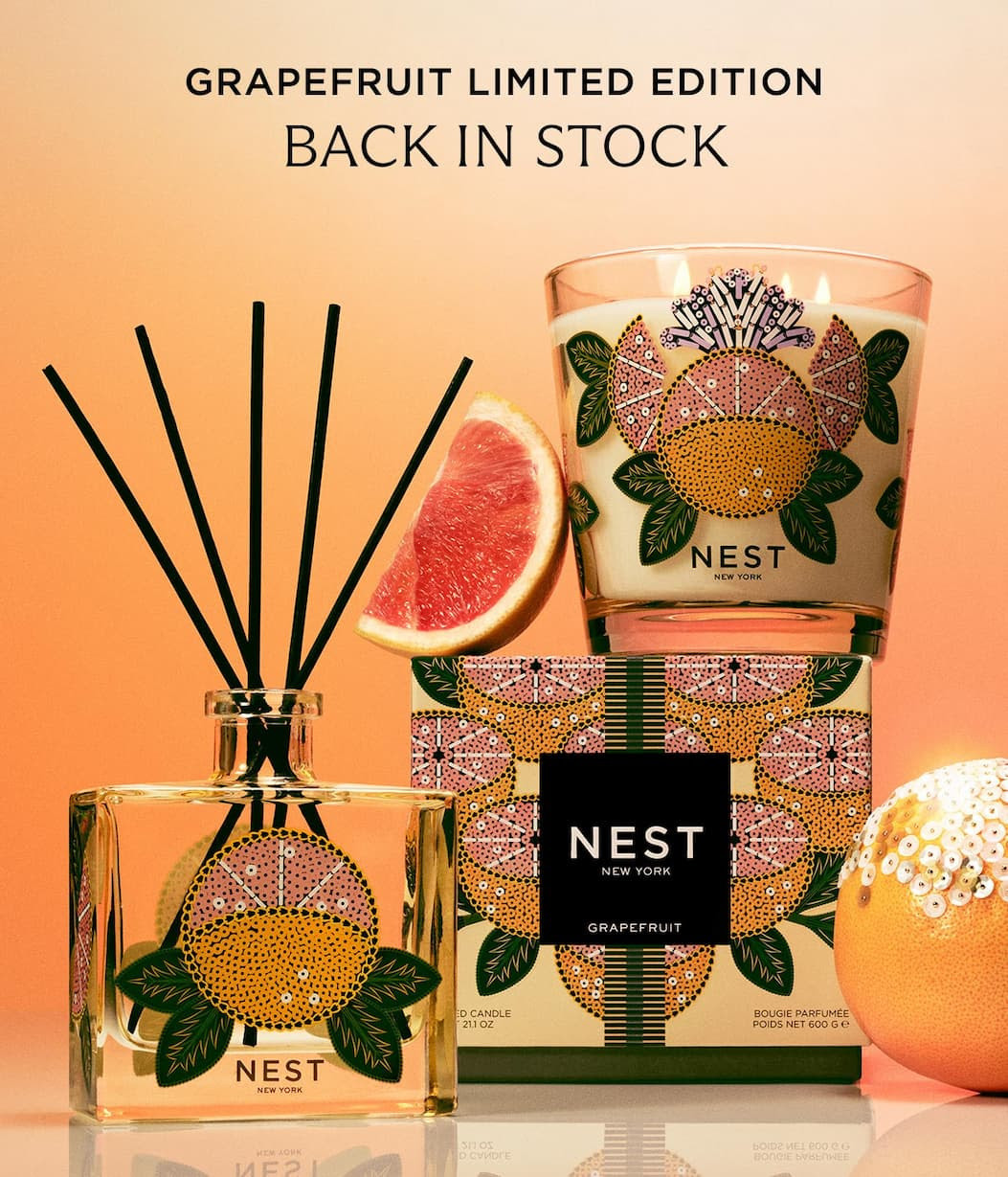 Limited-Edition Pierre Marie Grapefruit Candle & Reed Diffuser Set 🍊✨

Brighten your home with the Pierre Marie Grapefruit Limited-Edition 3-Wick Candle & Reed Diffuser Set. A refreshing blend of pink pomelo grapefruit and watery green notes creates an uplifting, vibrant scent, while Pierre Marie’s signature ornamental design adds an elevated decorative touch. Perfect for home fragrance lovers, stylish interiors, hostess gifts, and luxury home décor.

✨ Limited edition
🍊 Fresh grapefruit-inspired fragrance
🕯️ Decorative 3-wick candle + reed diffuser
🏡 Beautiful for everyday home styling or gifting

Shop now and bring designer fragrance + artful style into your space. 

 #LTKselfcare #LTKSeasonal #LTKHome