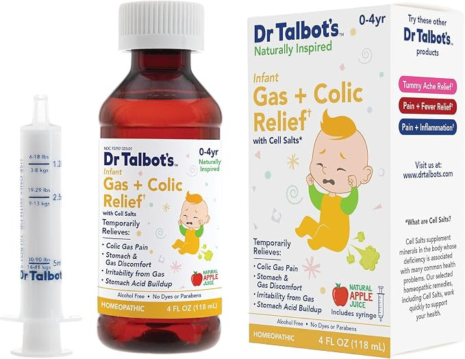 Dr. Talbot's Infant Gas + Colic Relief Liquid Medicine - 4 fl oz | Amazon (US)