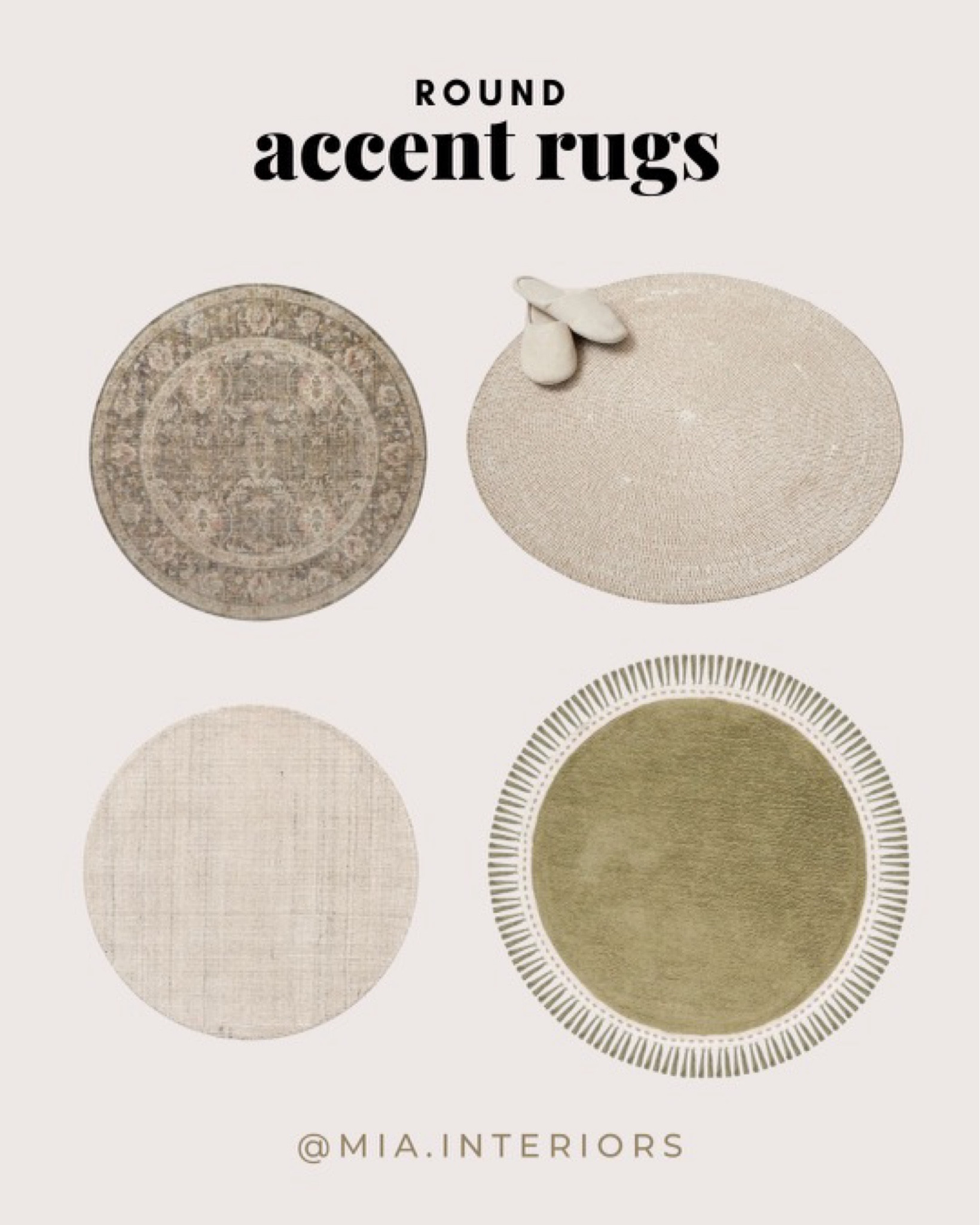 A round-up of round rugs! 

#LTKStyleTip #LTKHome #LTKFindsUnder50