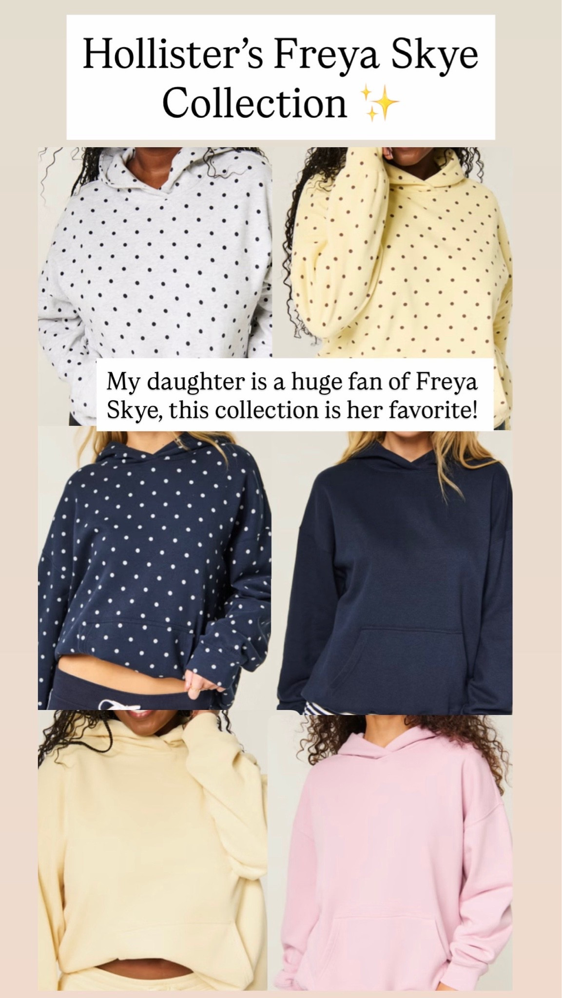 Hollister Freya Skye sweatshirt collection

#LTKootd