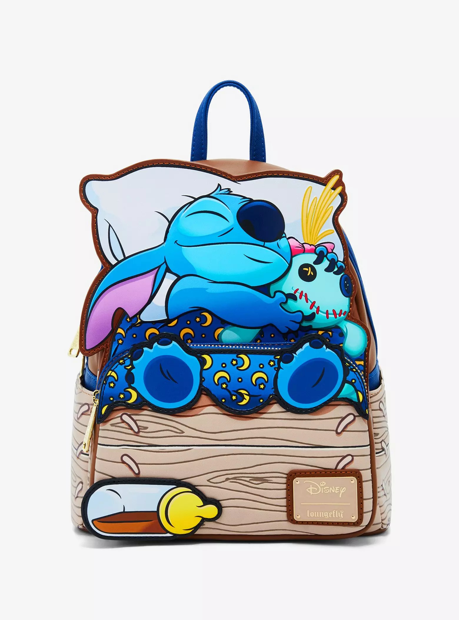 Loungefly Disney Lilo & Stitch Sleeping Stitch Mini Backpack - BoxLunch Exclusive | BoxLunch | BoxLunch