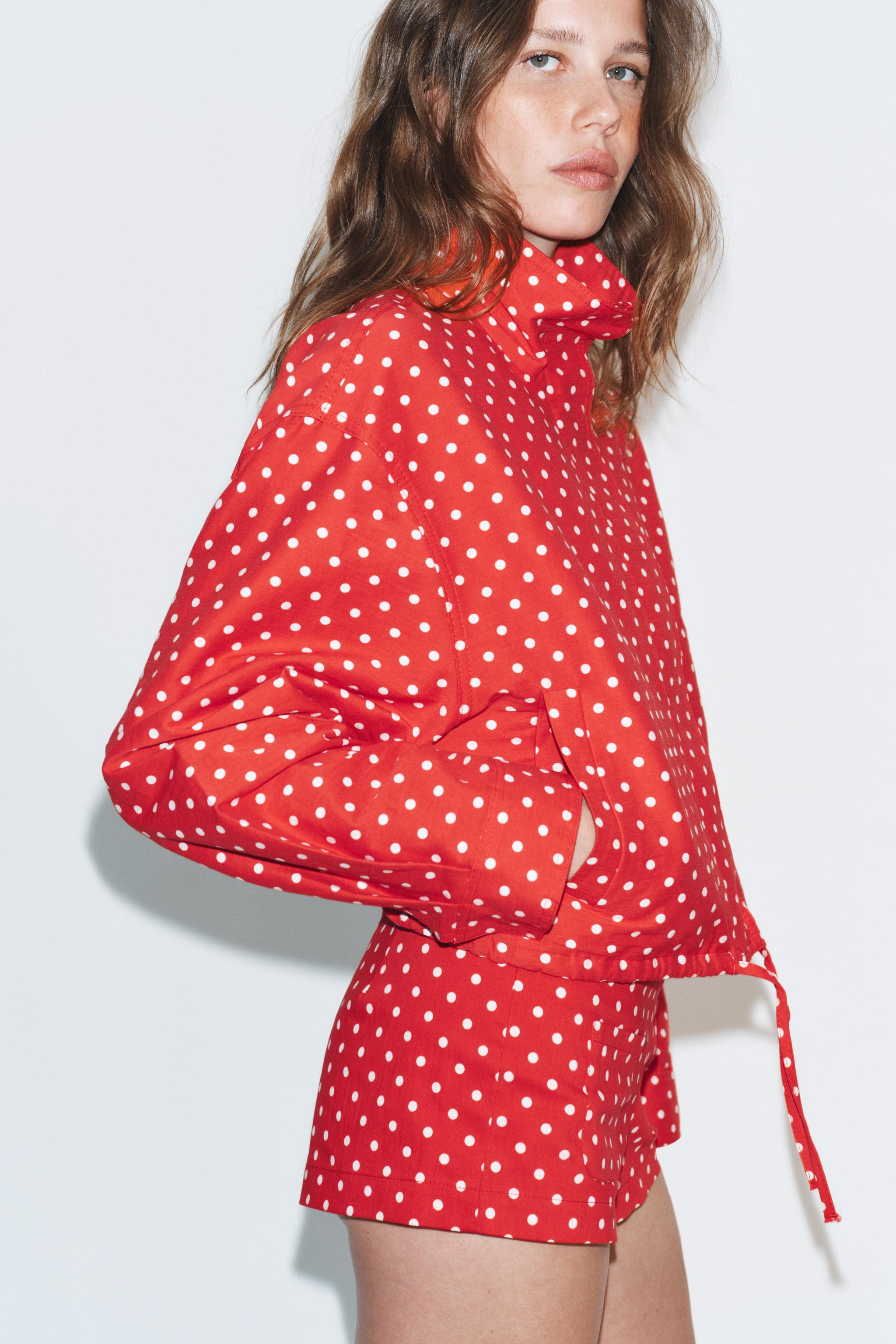 POLKA DOT MINI SHORTS | Zara US