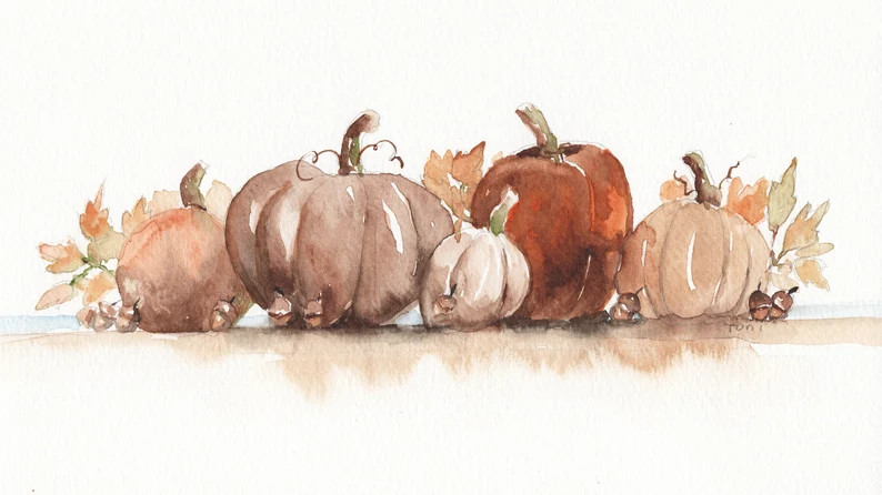 Fall Samsung Frame TV Art Fall Pumpkins the Frame TV Art - Etsy | Etsy (US)