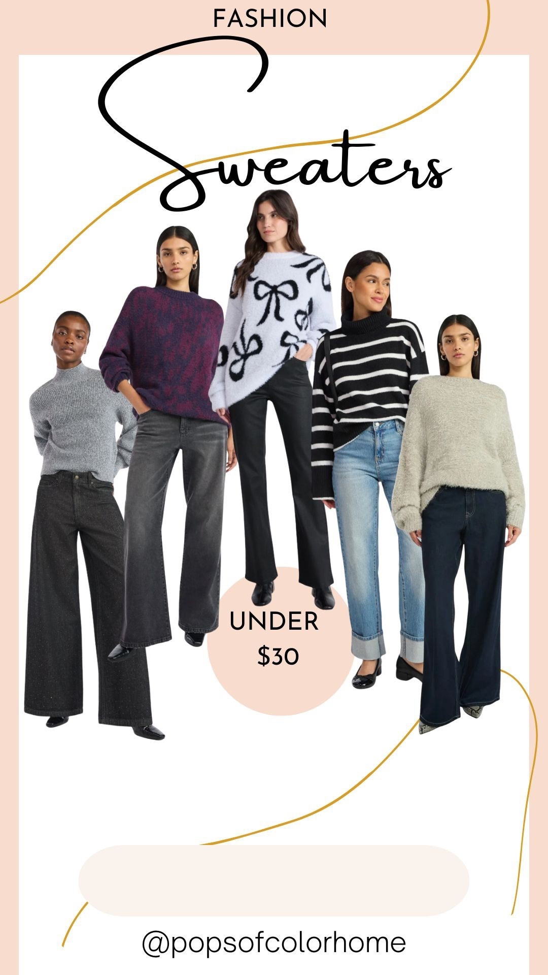 Sweaters for any occasion under $30

#LTKFindsUnder50 #LTKgrwm #LTKHoliday