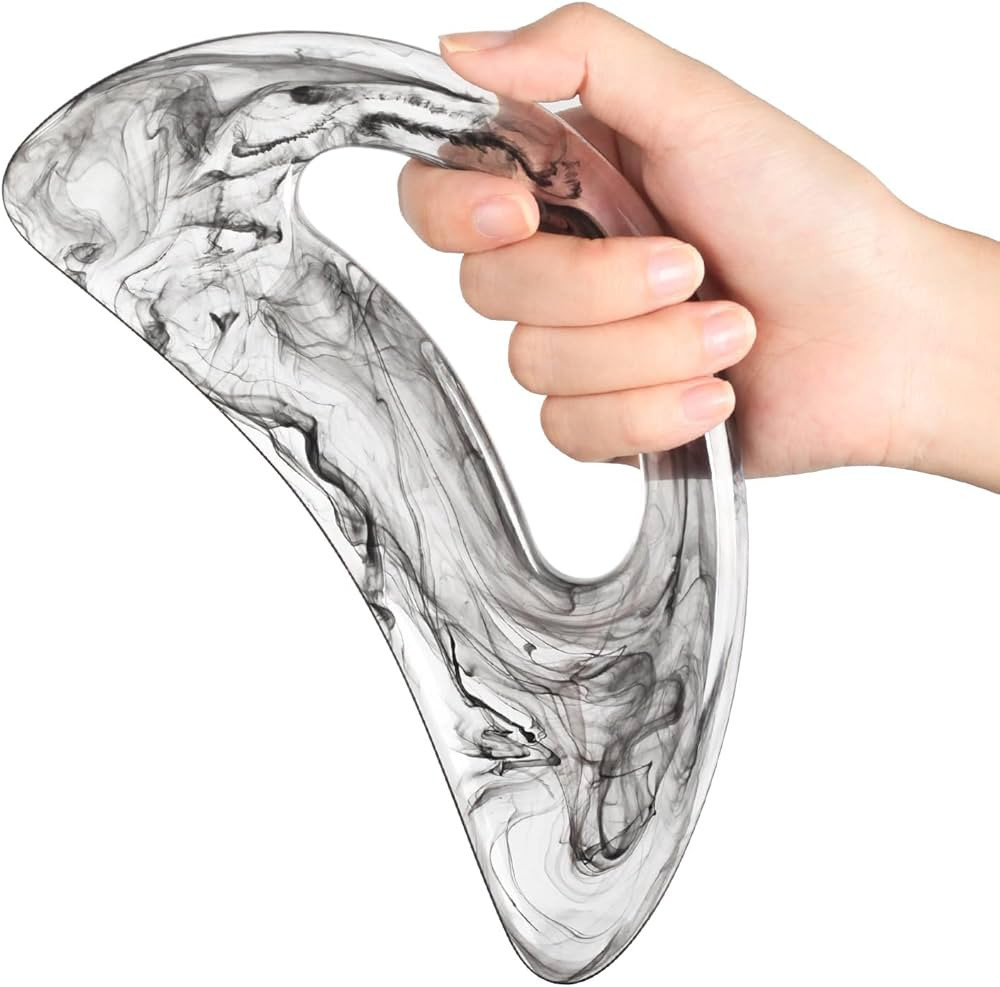 Amazon.com: Scienlodic Gua Sha Massage Tool with Handle (Resin) Larger Guasha Scraping Tool for B... | Amazon (US)