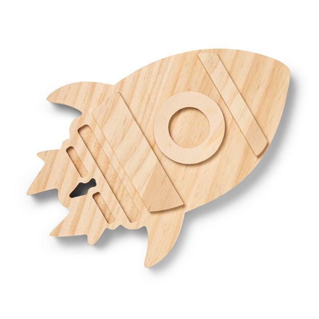 FreeStanding Wood Rocket Ship - Mondo Llama&#8482; | Target