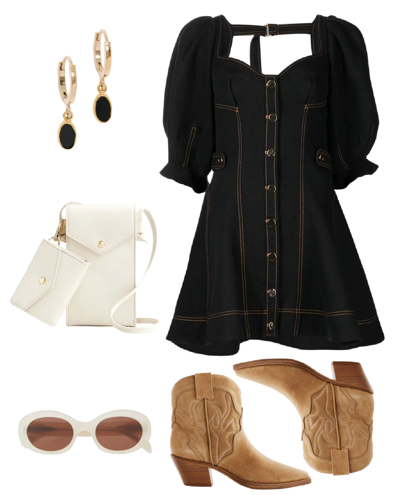 Summer to Fall Outfit Inspo: Game Day 🏈 This dress is by Acler and almost sold out, but I linked similar too. Perfect for a warm game day when you want fall feels! Similar, less expensive pieces also linked to recreate this look.

#gamedayoutfit #jeanminidress #denimdress #minidenimdress 

#LTKfindsunder100 #LTKstyletip #LTKSeasonal