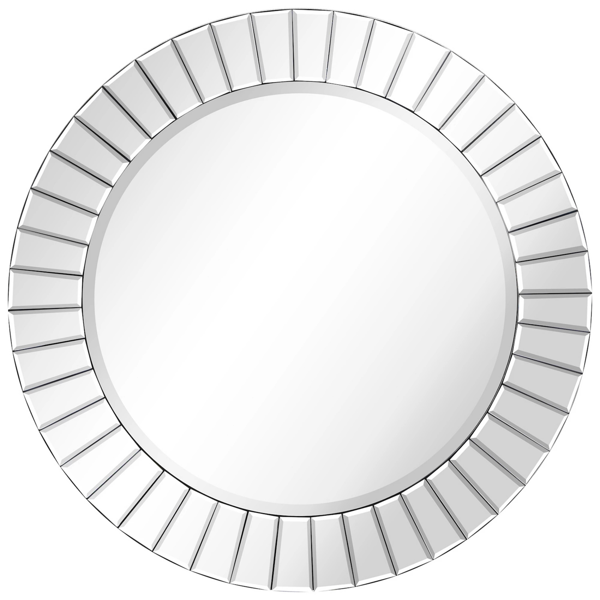 Modern Beveled Round Wall Mirror | Kohl's