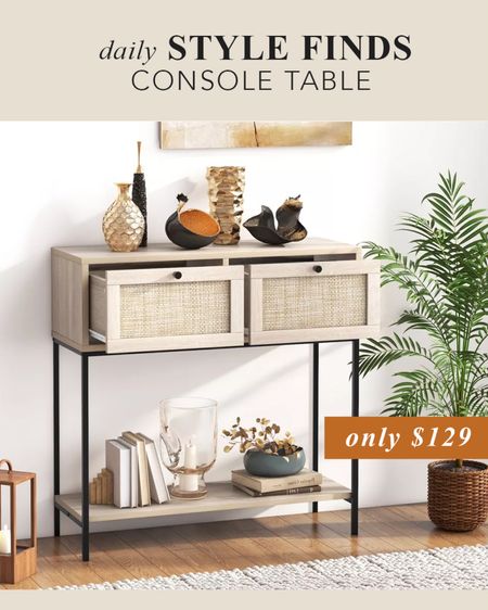 Target new spring arrivals - furniture - Tangkula Console Table Entryway Table Long Sofa Side Table w/ Open Shelf & Rattan Drawers #target #livingroom #newspringarrivals #consoletable

#LTKsalealert #LTKxTarget #LTKhome