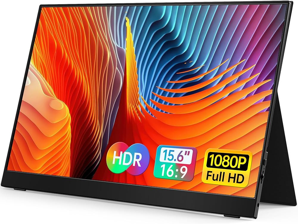 VILVA Portable-Monitor-for-Laptop - 15.6'' 1080P FHD IPS Display USB-C&HDMI Portable Monitor for ... | Amazon (US)