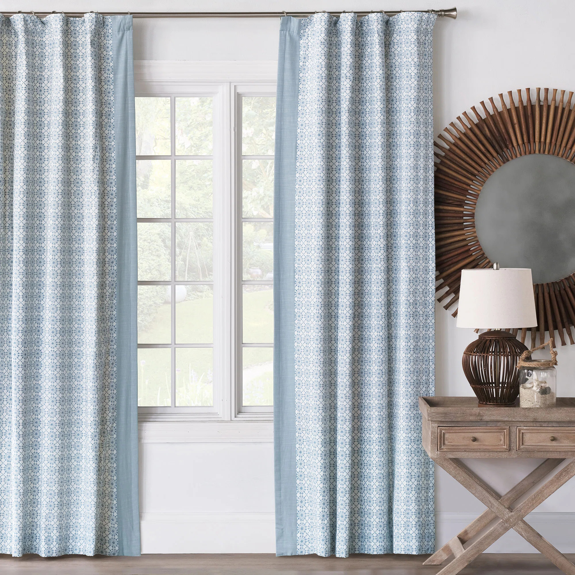 Penelope 100% Cotton Room Darkening Curtain Single Panel | Wayfair North America