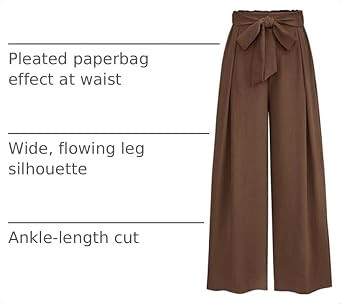 PRETTYGARDEN Women's Palazzo Wide Leg Work Dress Pants | Amazon (US)