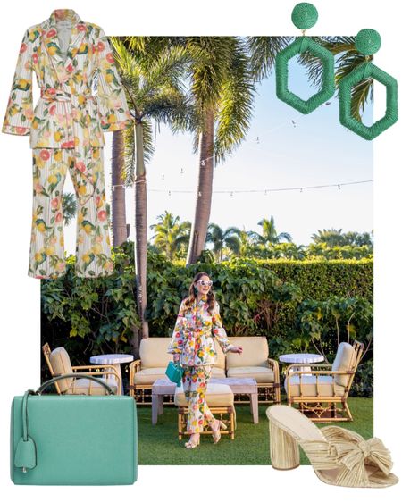 Vacation outfit ideas, including this sprint outfit and matching set, statement earrings, and bag. 

#LTKtravel #LTKSeasonal 

#LTKunder50 #LTKunder100 #LTKFind