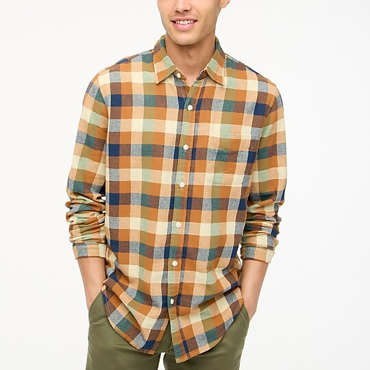 Buffalo check flannel shirt | J.Crew Factory