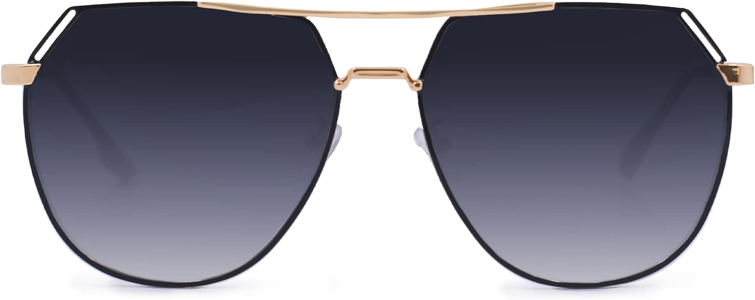 TOPFOXX - Farrah - Designer Aviator Sunglasses For Women - Oversized Sunnies - Includes Carrying ... | Amazon (US)