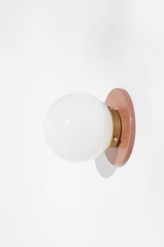 Lunar Sconce - Centered - Rust Mosaic | Etsy (US)