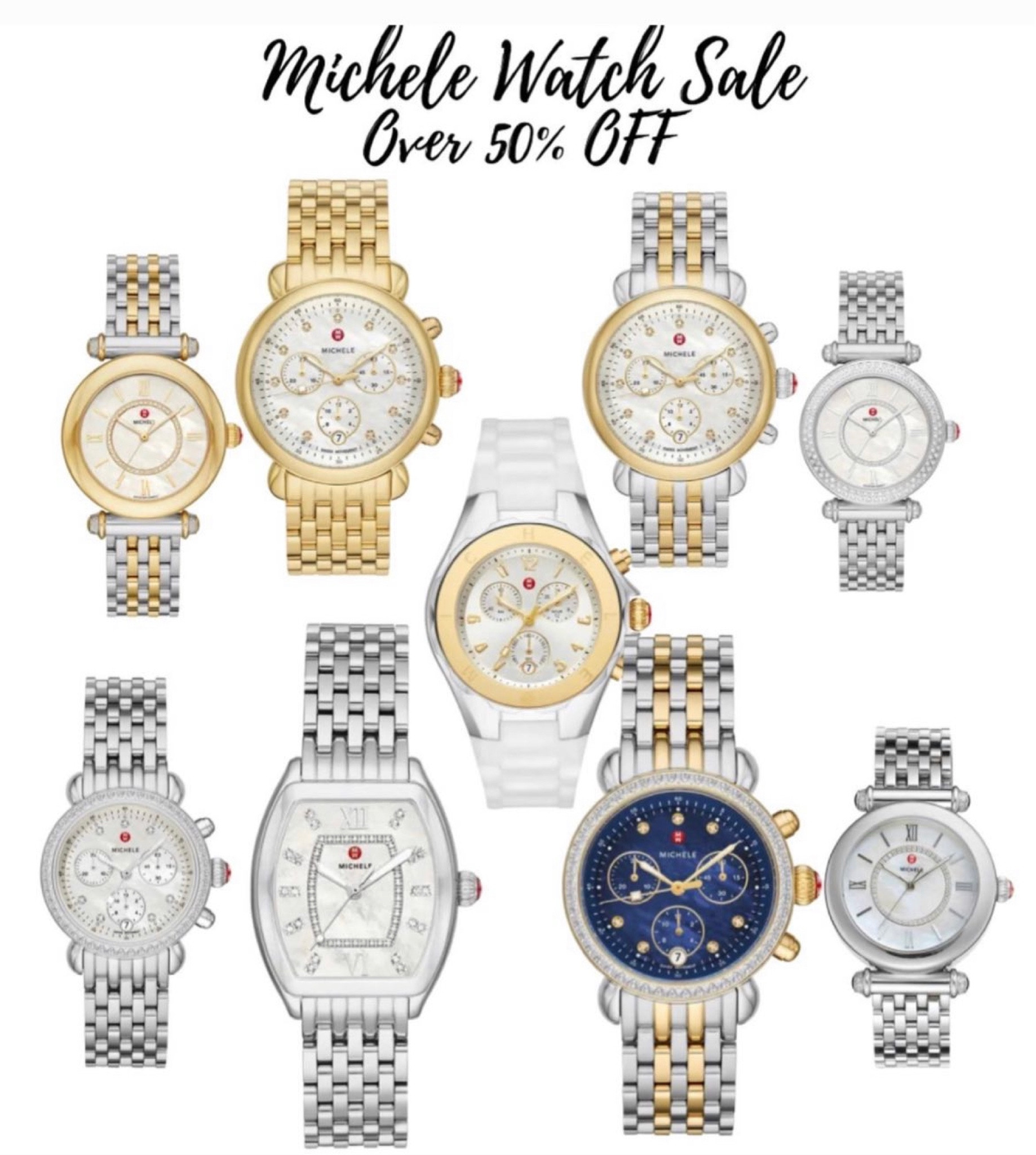 Women's michele watch online sale