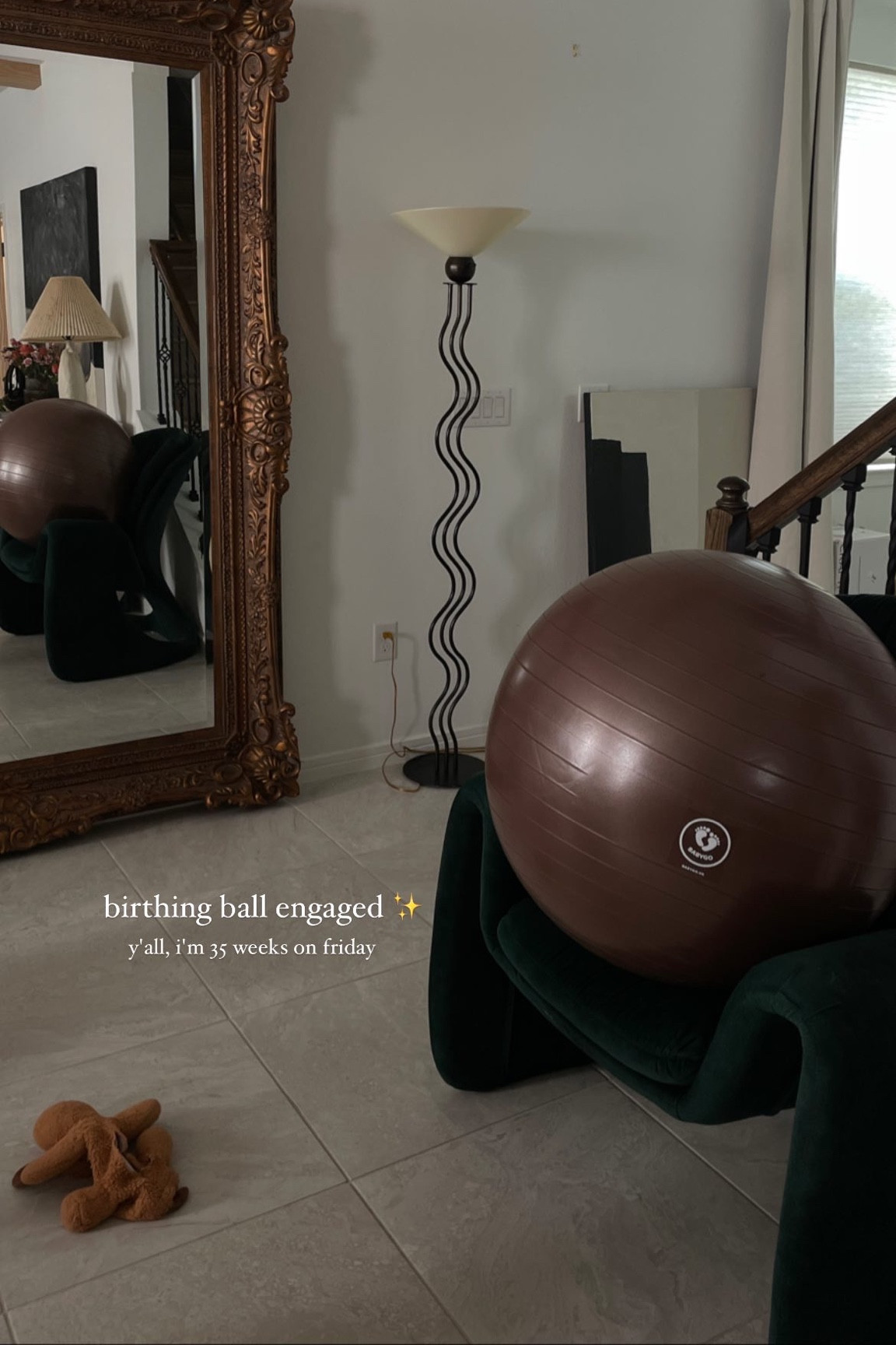 Birthing ball from amazon! 🤎

#LTKbump #LTKkids #LTKbaby