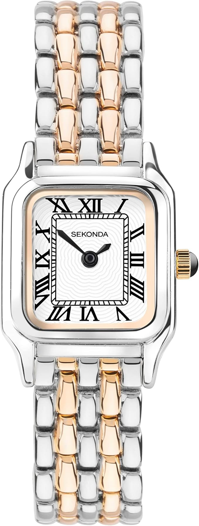 Sekonda Monica Ladies 20mm Quartz Watch in White with Roman Numerals, Analogue Display and Alloy ... | Amazon (UK)