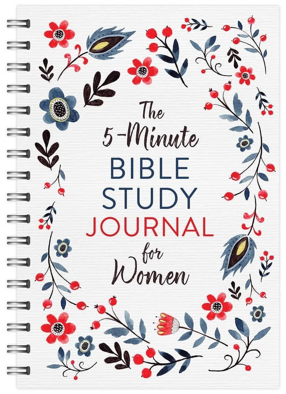 Compiled by Barbour Staff The 5-Minute Bible Study Spiral Bound Blank Diaries and Journals for Wo... | Walmart (US)