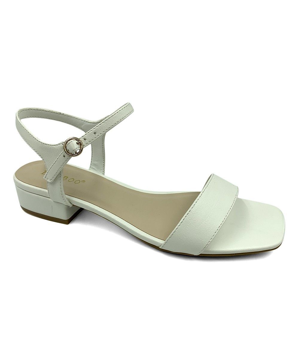 Bamboo Women's Sandals WHITE - White Airy Sandal - Women | Zulily