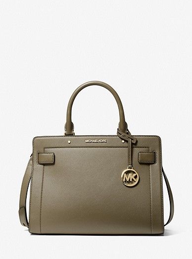 Rayne Medium Saffiano Leather Satchel | Michael Kors US