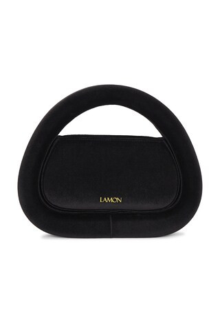 Click Clack Bag in Black Velvet | Revolve Clothing (Global)
