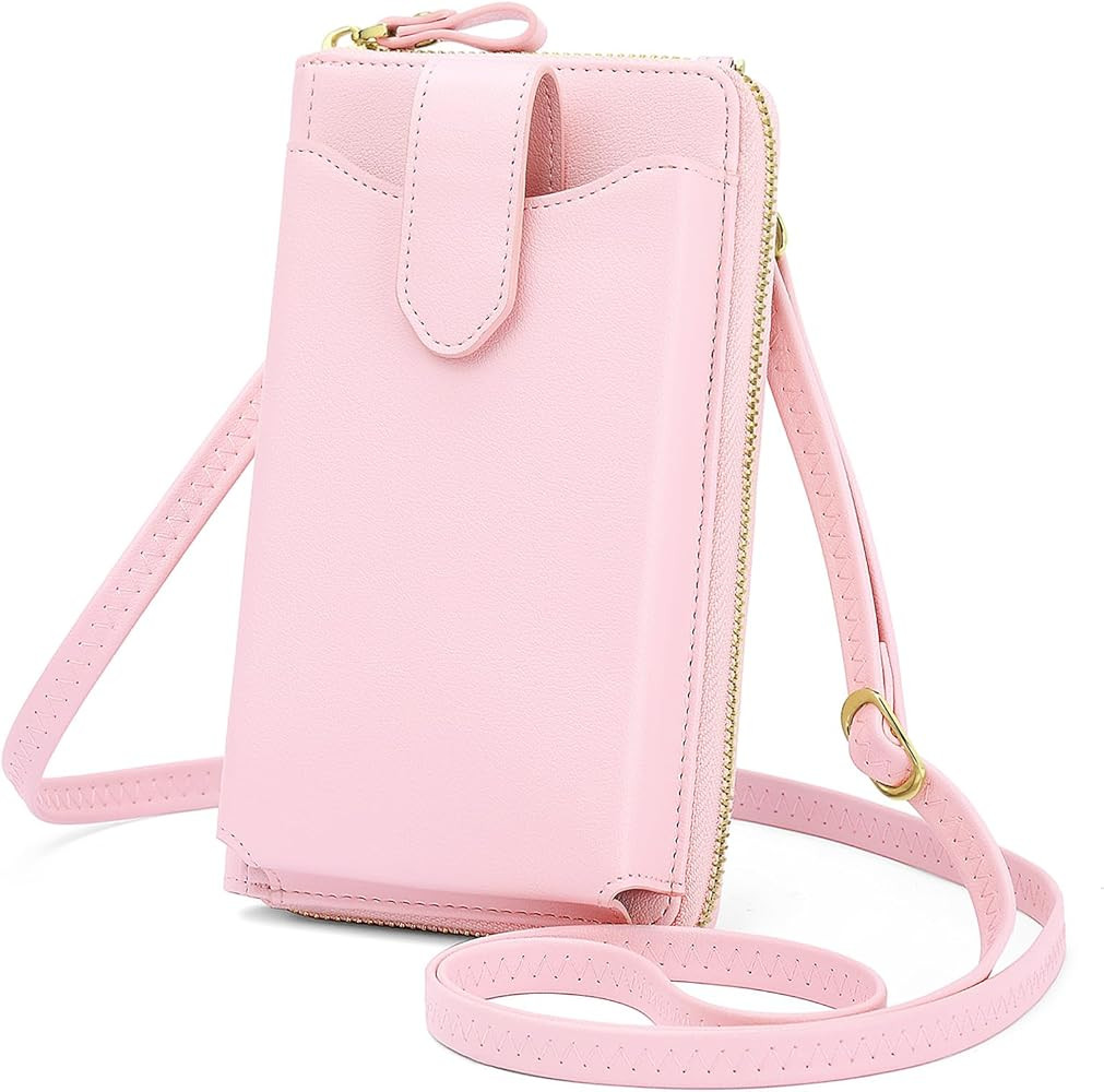 Peacocktion Small Crossbody Cell Phone Purse for Women, Lightweight Mini Shoulder Bag Wallet with... | Amazon (US)