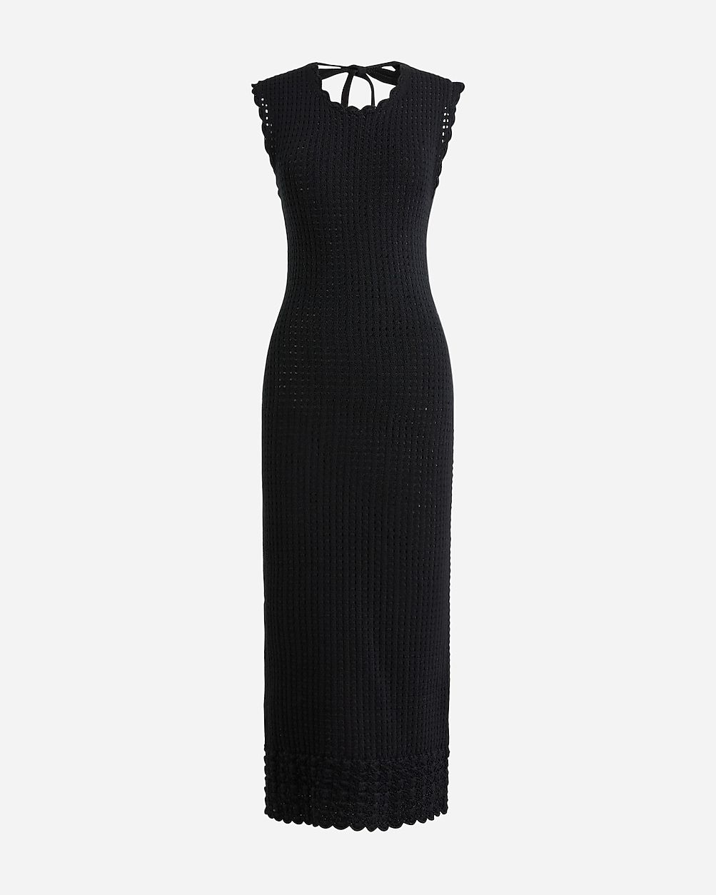 Crochet open-back midi dress | J.Crew US